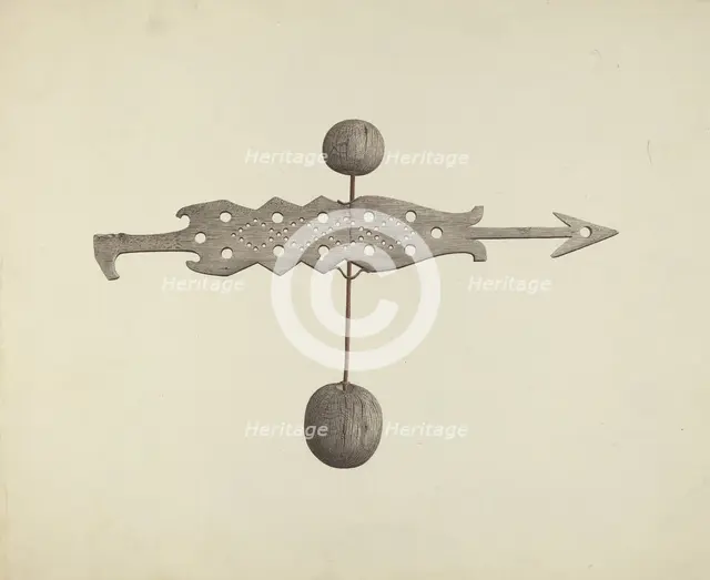 Weather Vane, c. 1939. Creator: Robert Pohle.
