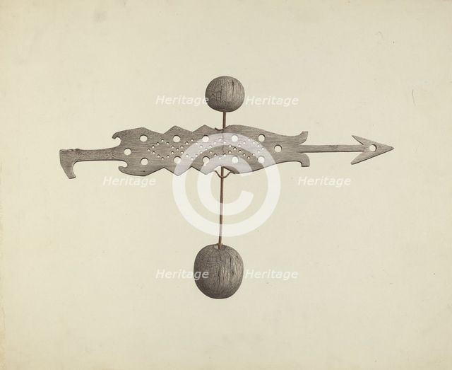 Weather Vane, c. 1939. Creator: Robert Pohle.