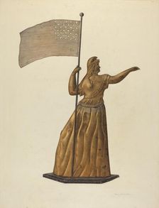Weather Vane, c. 1939. Creator: Selma Sandler