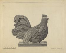 Weather Vane - Cock, 1935/1942. Creator: Rollington Campbell