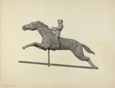Weather Vane Finial, c. 1938. Creator: Helen Hobart