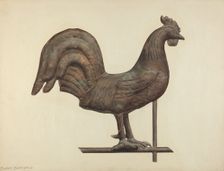 Weather Vane Finial, c. 1938. Creator: Maurice Blumenfeld
