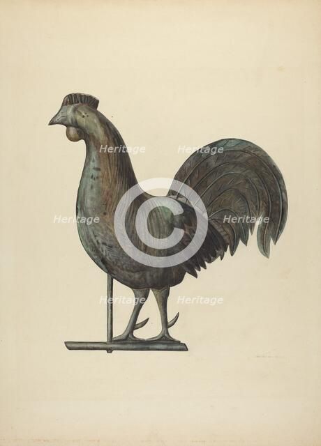Weather Vane Finial, c. 1938. Creator: Mina Lowry.