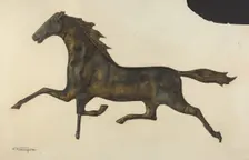 Weather Vane Finial, c. 1938. Creator: Nicholas Acampora