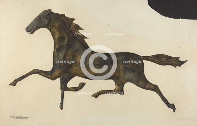 Weather Vane Finial, c. 1938. Creator: Nicholas Acampora.