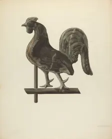 Weather Vane Finial, c. 1938. Creator: Philip Johnson