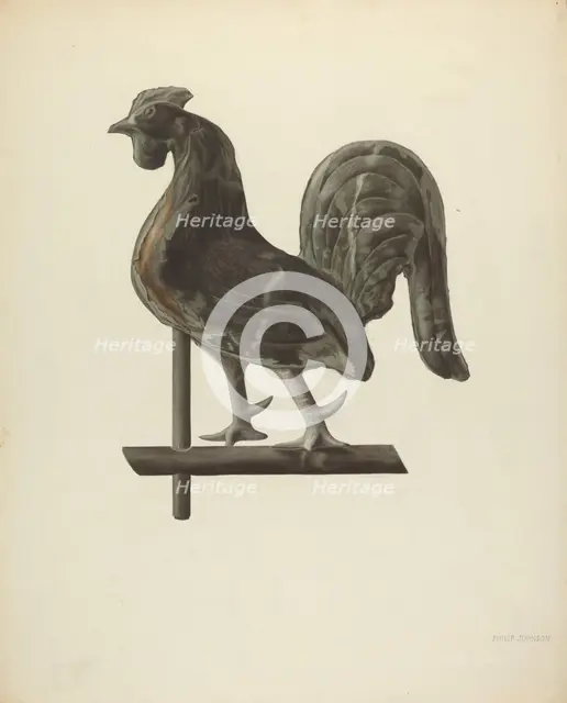 Weather Vane Finial, c. 1938. Creator: Philip Johnson.