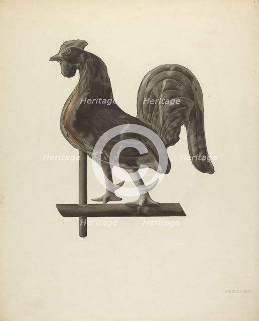 Weather Vane Finial, c. 1938. Creator: Philip Johnson.