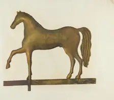 Weather Vane Horse, c. 1940. Creator: Gertrude Koch
