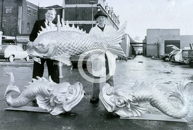 Weather vanes, Billingsgate Market, c1981. Artist: Anon