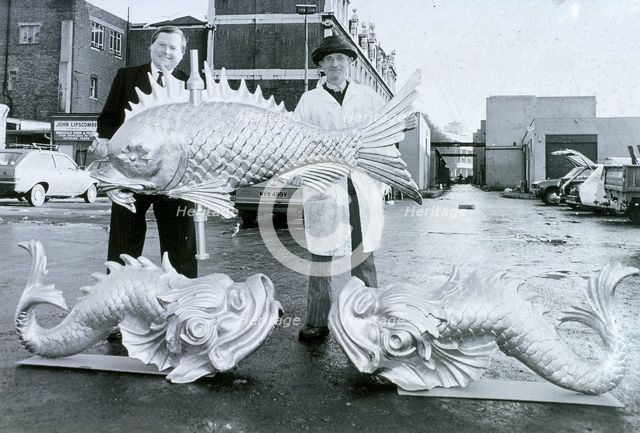 Weather vanes, Billingsgate Market, c1981. Artist: Anon