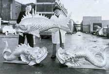 Weather vanes, Billingsgate Market, c1981. Artist: Anon
