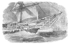 Weather in the Baltic - Bows of H.M. Corvette "Cruiser", 1854. Creator: Unknown