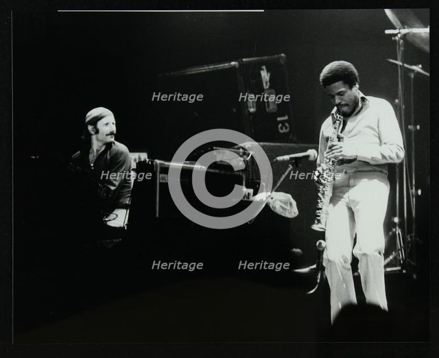Weather Report in Concert at Colston Hall, Bristol, October 1977. Creator: Denis Williams.