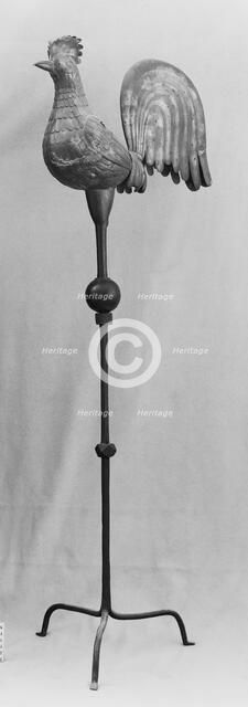 Weathercock and Stand, French, 15th century. Creator: Unknown.