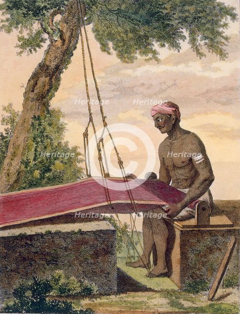 Weaver of cloth,1782. Creator: Pierre Sonnerat (after) (1745-1814).