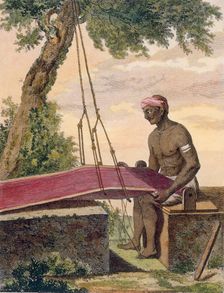 Weaver of cloth,1782. Creator: Pierre Sonnerat (after) (1745-1814)