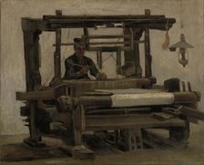 Weaver at the loom, 1884. Creator: Gogh, Vincent, van (1853-1890)