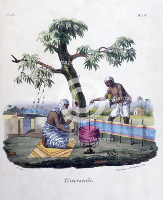 'Weavers', 1828. Artist: Marlet et Cie