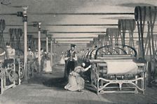 Weaving by Power Looms 1835, (1904)