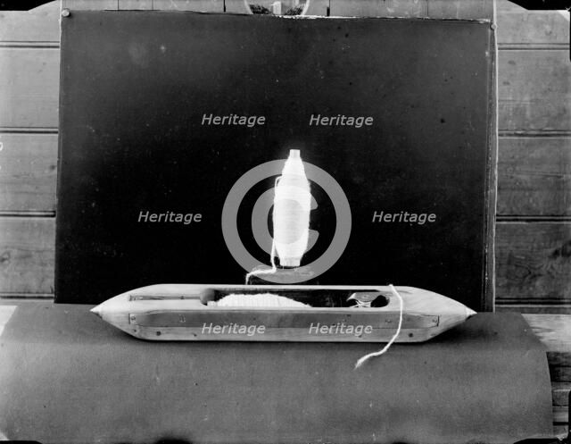 Weaving equipment, Witney, Oxfordshire, 1898.  Artist: Henry Taunt