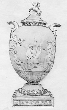 Wedgewood vase, 1786 (1950). Pegasus Vase Creator: Shirley Markham