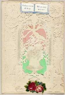 Weddings Now Are All the Go (valentine), 1855/60. Creator: Thomas Wood
