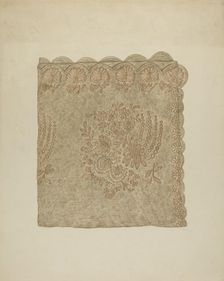 Wedding Veil, c. 1941. Creator: Mary Fitzgerald