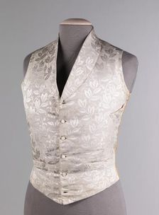 Wedding vest, American, third quarter 19th century. Creator: Unknown