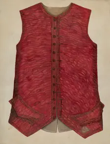 Wedding Vest, c. 1938. Creator: Edna C. Rex