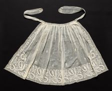 Wedding Apron, c. 1830s. Creator: Unknown