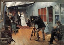 Wedding at the Photographer's 1878-1879. Artist: Pascal Adolphe Jean Dagnan-Bouveret