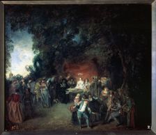 Wedding Capitulations and Country Dance 18th century. Creator: Watteau, Jean Antoine (1684 - 1721)