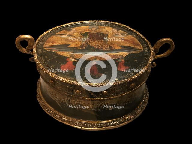 Wedding Casket with the Triumph of Venus, 1421. Creator: Giovanni di Paolo (ca 1403-1482).