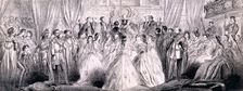 Wedding ceremony of Prince Edward and Princess Alexandra in St George's Chapel at Windsor Castle Artist: Anon