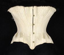 Wedding Corset, American, 1865-67. Creator: Unknown