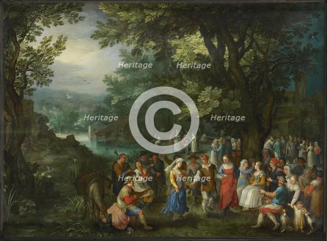 Wedding Dance, 1596. Creator: Brueghel, Jan, the Elder (1568-1625).