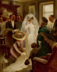 Wedding day (Le jour du mariage). Creator: Guillaume, Albert (1873-1942)