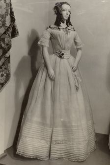 Wedding Dress, 1935/1942. Creator: Unknown