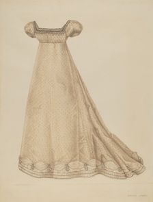 Wedding Dress, 1935/1942. Creator: Gertrude Lemberg