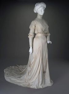 Wedding Dress, about 1910. Creator: Unknown