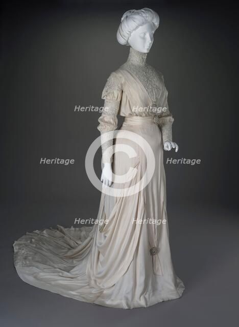 Wedding Dress, about 1910. Creator: Unknown.