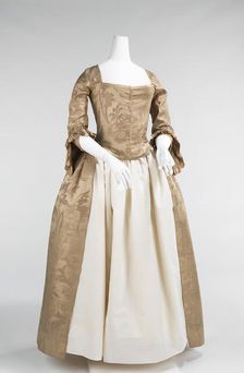 Wedding dress, American, 1776. Creator: Unknown