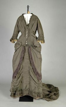 Wedding Dress, American, 1887. Creator: Unknown