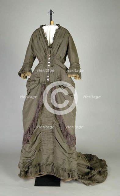 Wedding Dress, American, 1887. Creator: Unknown.