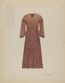 Wedding Dress, c. 1936. Creator: David P. Willoughby