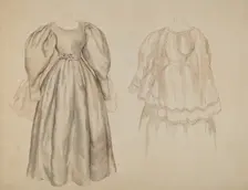 Wedding Dress, c. 1936. Creator: Lillian Causey