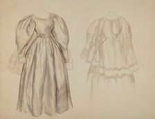 Wedding Dress, c. 1936. Creator: Lillian Causey
