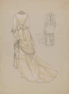 Wedding Dress, c. 1936. Creator: Melita Hofmann