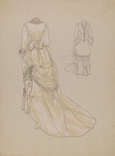 Wedding Dress, c. 1936. Creator: Melita Hofmann
